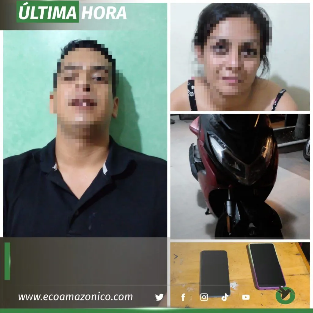 Detenidos por el delito tráfico de drogas y por robo a personas en Pastaza