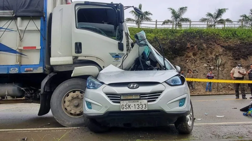 Siniestro de tránsito en Pallatanga