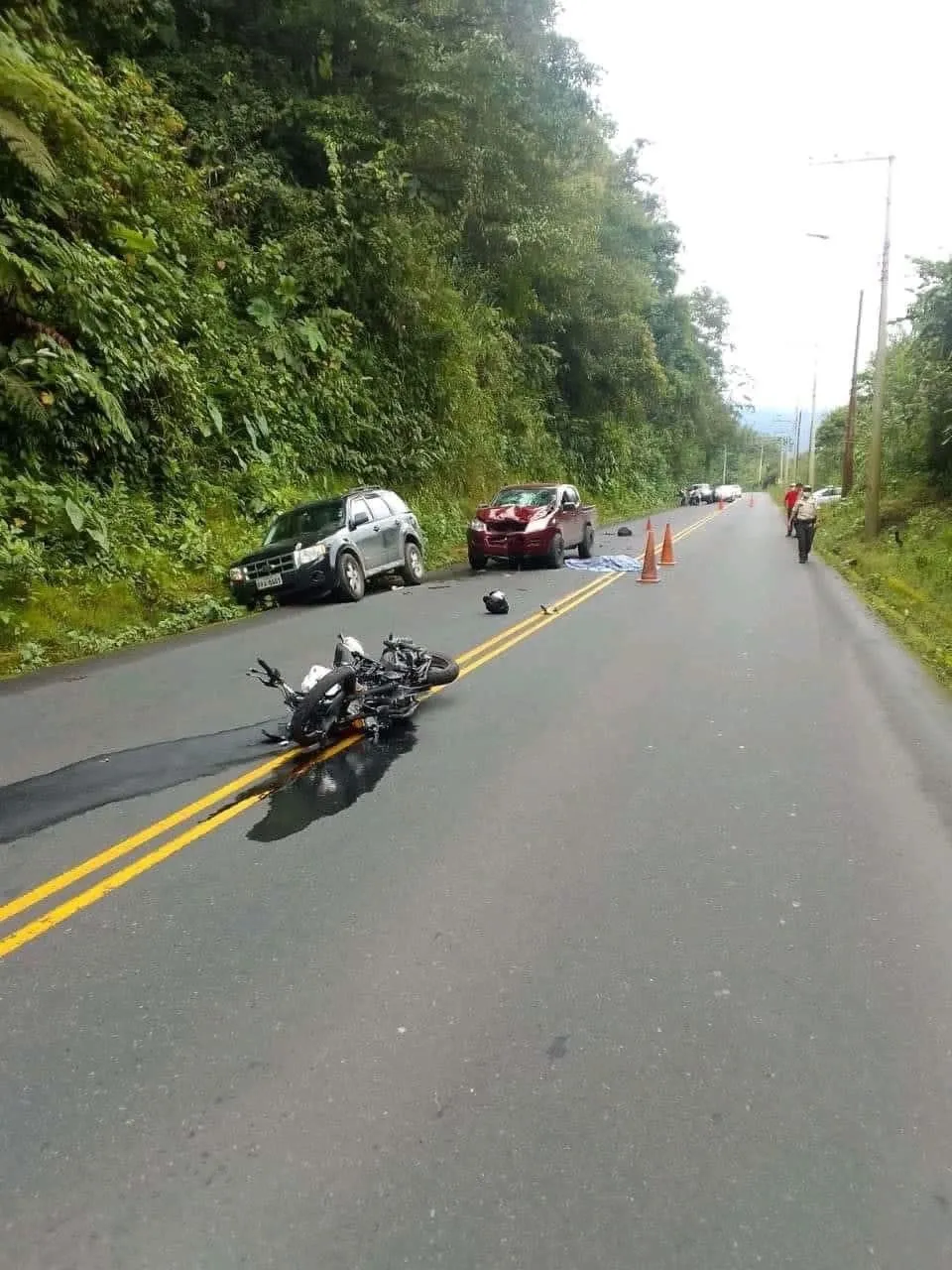 Accidente en la vía Baños Puyo , deja una persona fallecida
