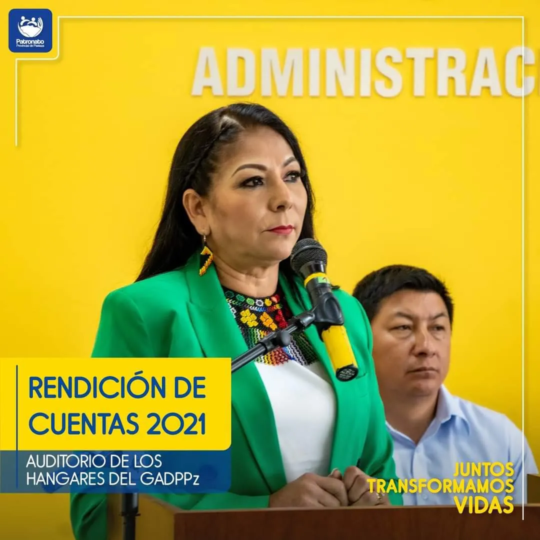 Patronato Provincial de Pastaza realizó su rendición de cuentas