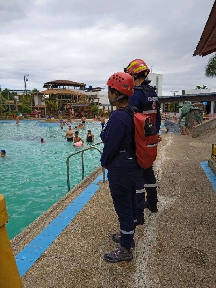 Operativo en feriado de los Bomberos de Pastaza