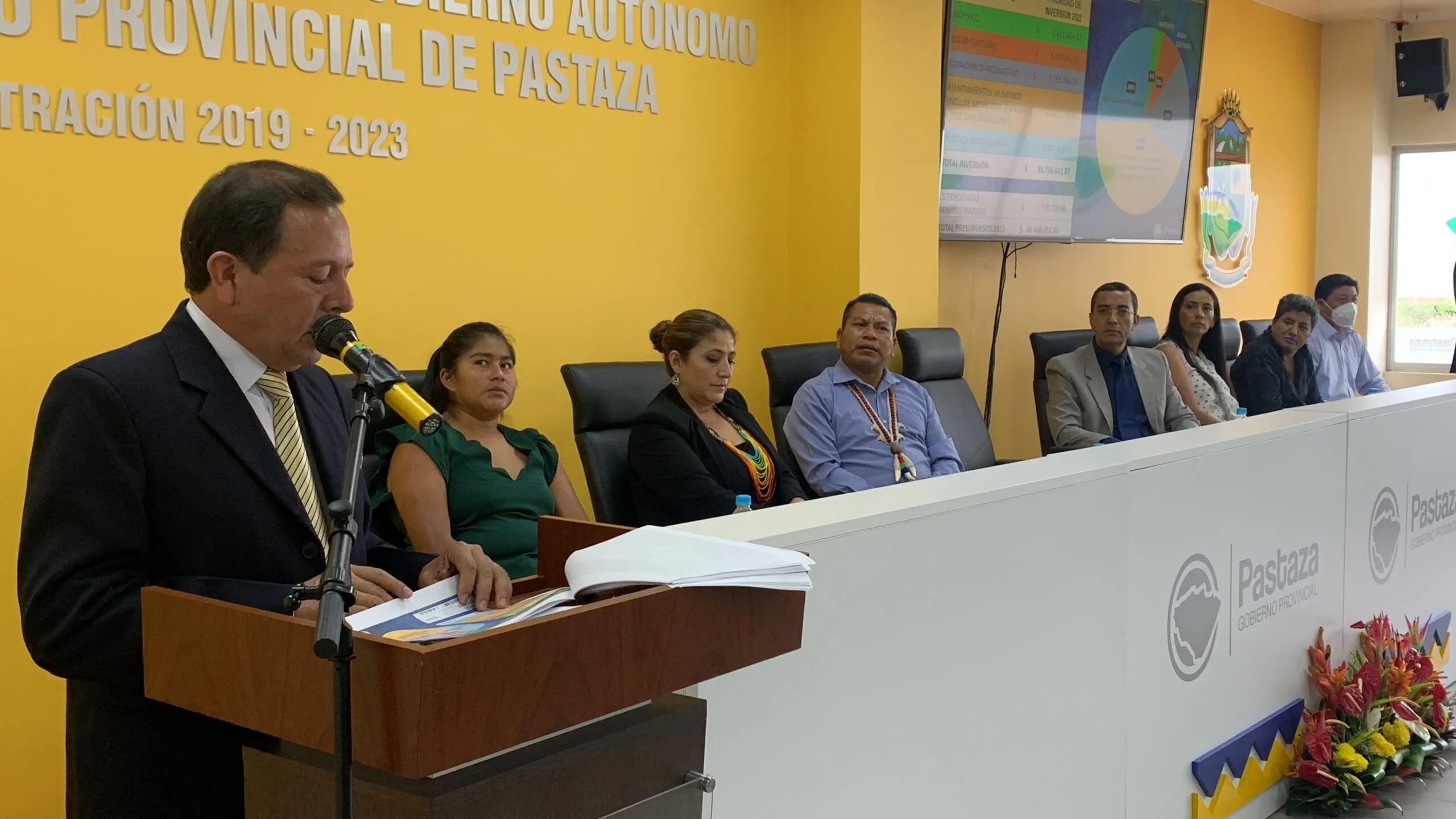 Resumen de la rendición de cuentas de la Prefectura de Pastaza