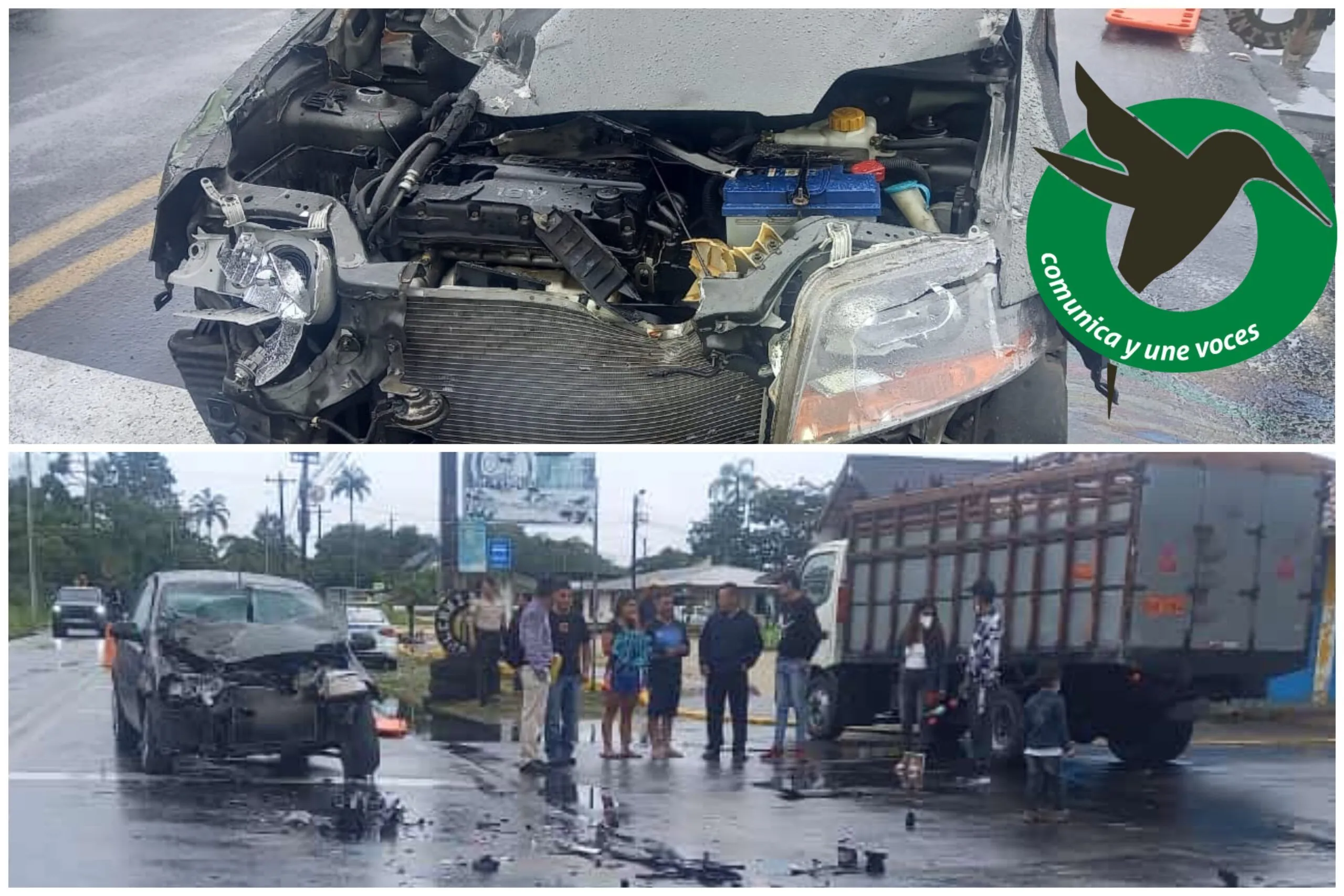 Accidente de tránsito en el sector de Luz Adriana
