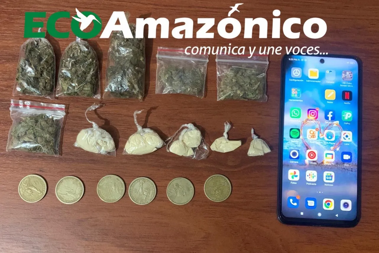 Dos casos de drogas en Pastaza, existen detenidos por la Policía Nacional