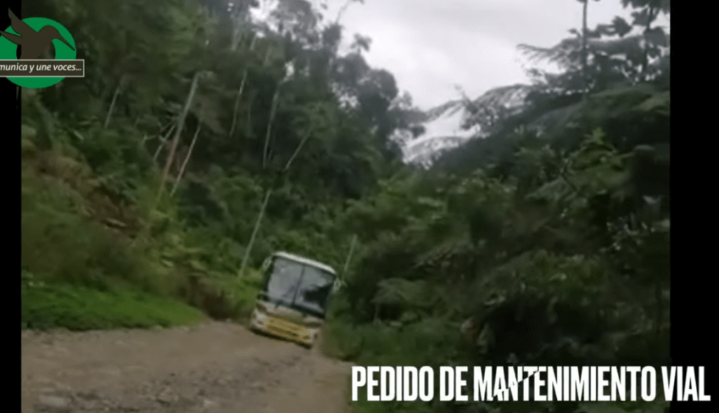 Pedido de mantenimiento vía al Triunfo- Villano