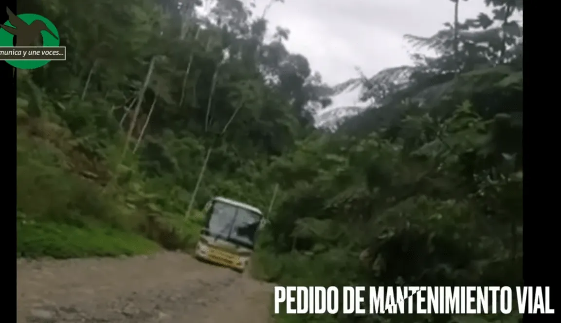 Pedido de mantenimiento vía al Triunfo- Villano