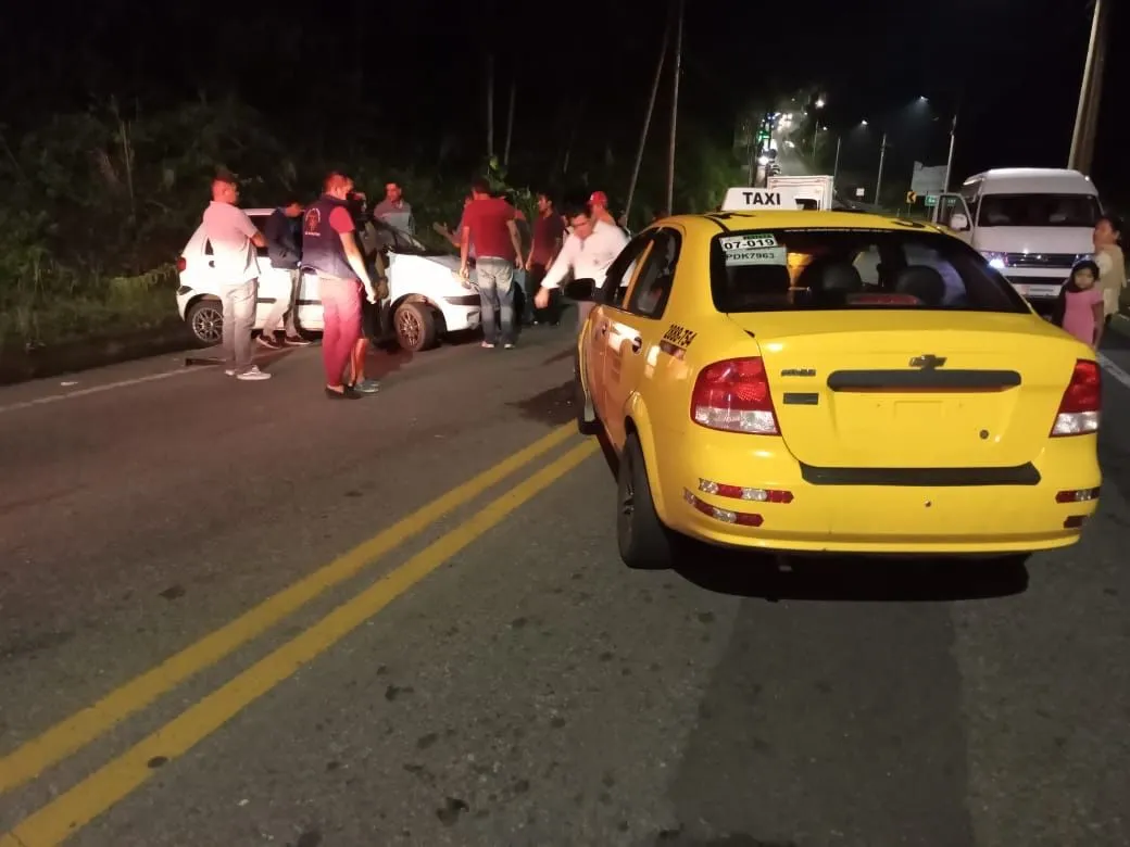 Accidente de Tránsito en la vía a Macas