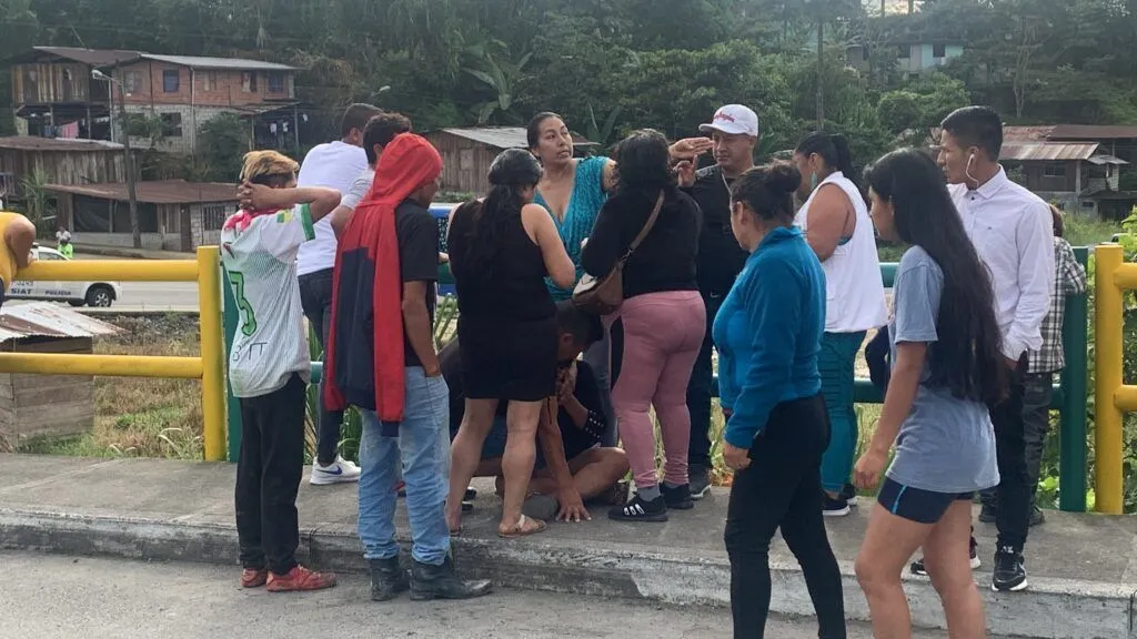 Estado de salud de la persona que se accidentó en el puente del Cisne