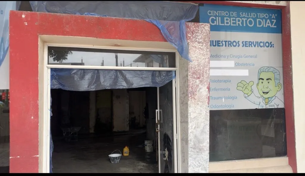 Continúa la remodelación del Centro de de Salud Gilberto Díaz