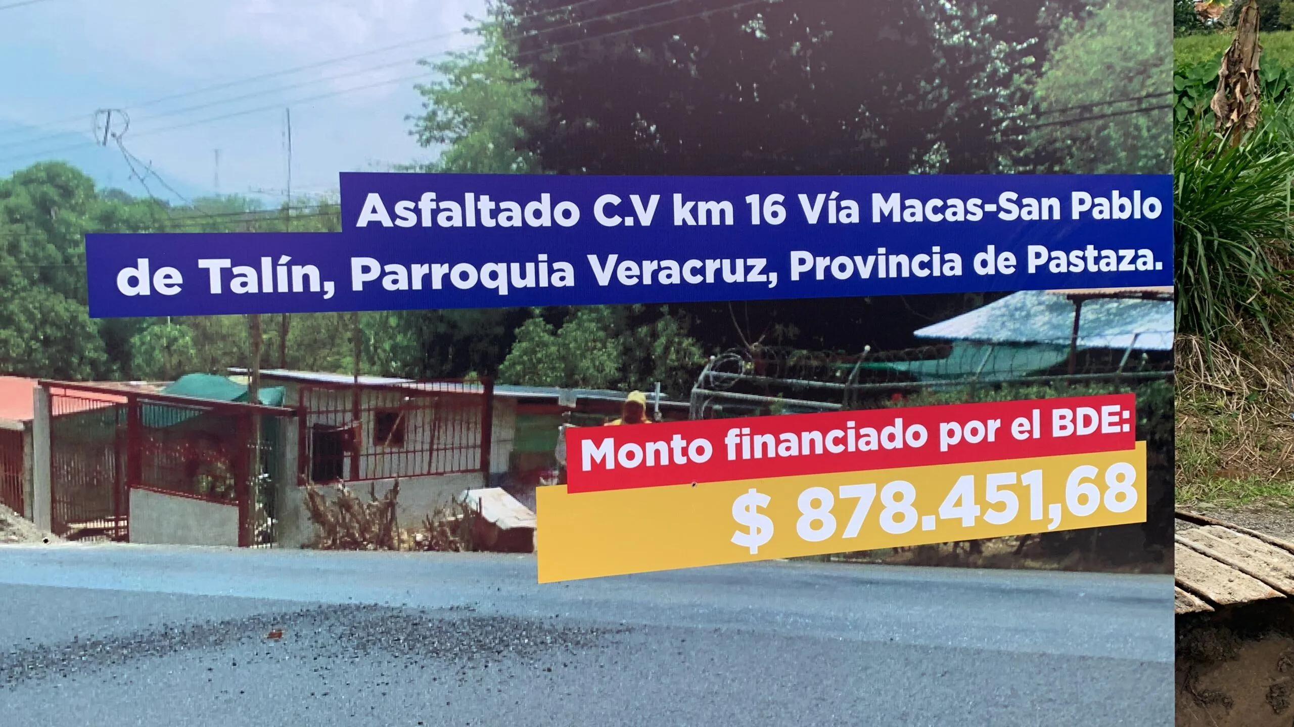 Consorcio Talín, construirá vía asfaltada en San Pablo, esto en Veracruz