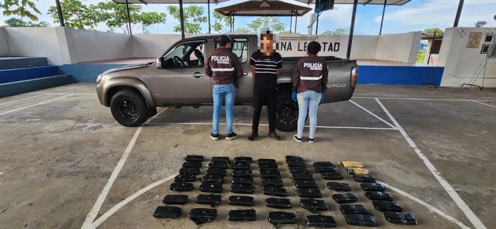 50 Bloques de droga decomisados en Pastaza