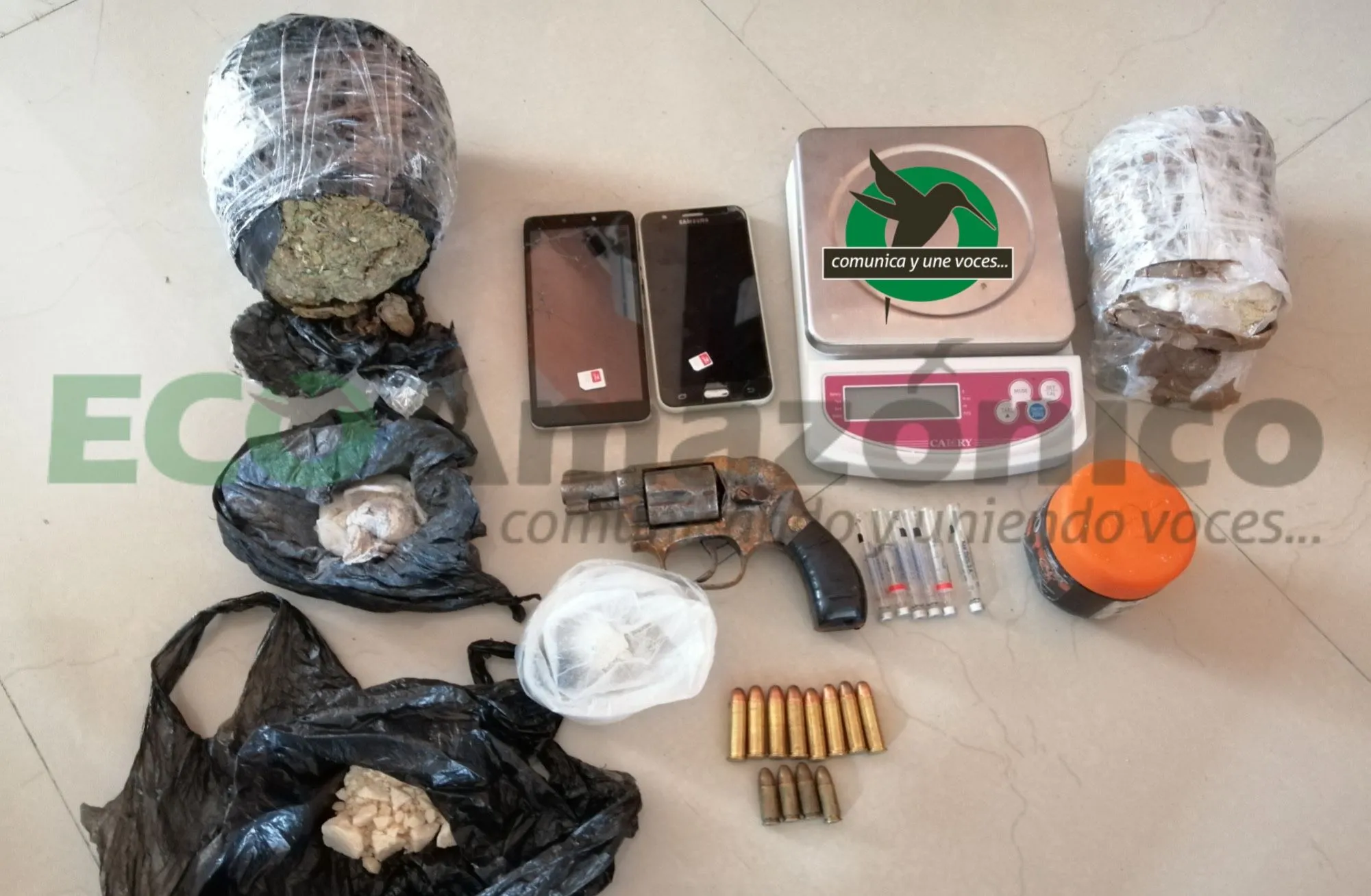 Droga y un detenido en operativo Policial en la Parroquia Tarqui