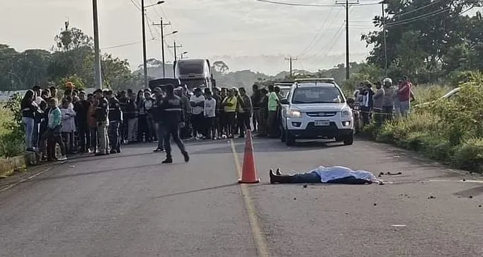 Familiares denuncian que asesinaron a su pariente en la vía a Palora