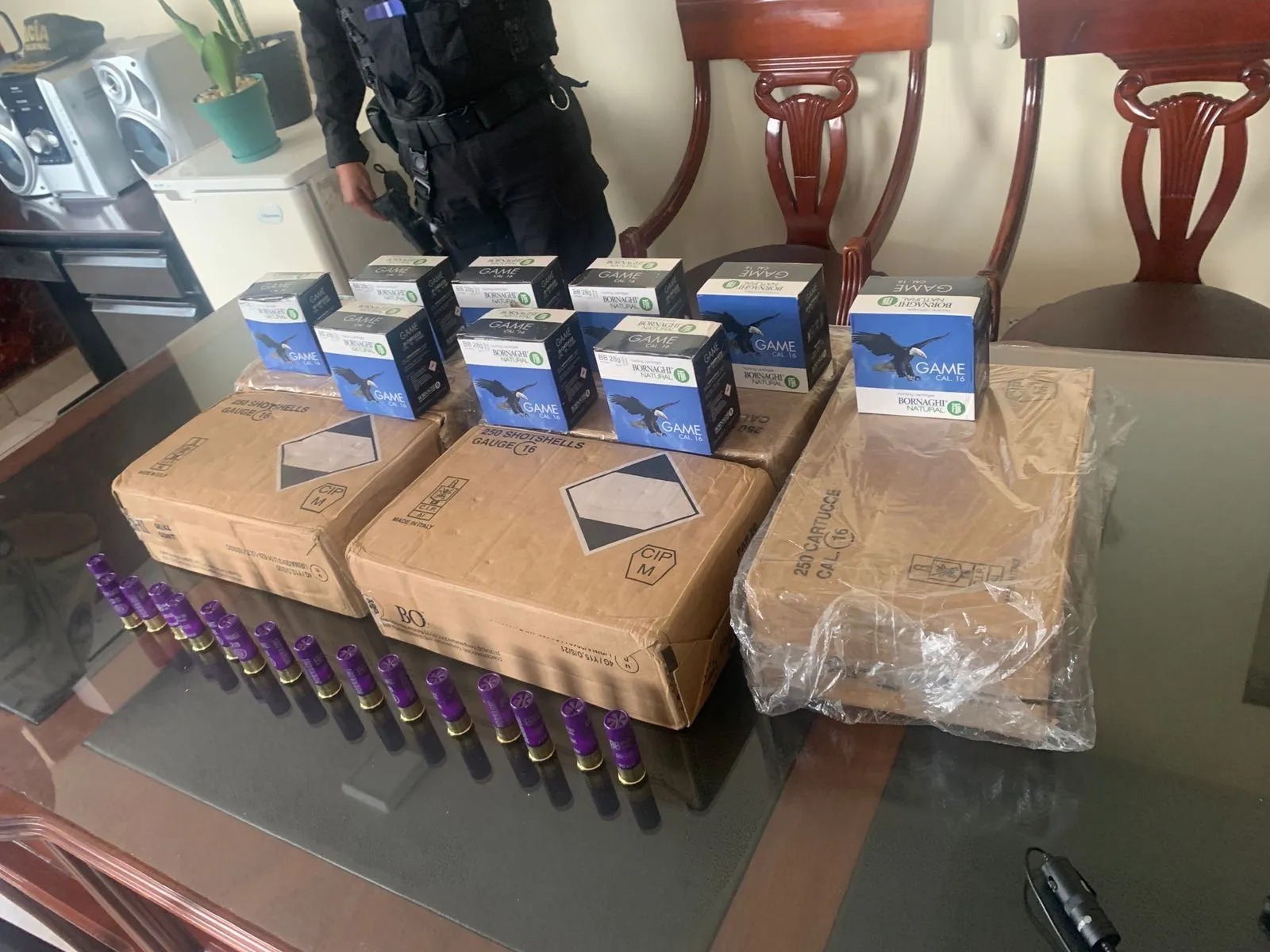 Decomisan 1475 cartuchos calibré .16 para carabinas artesanales en Pastaza