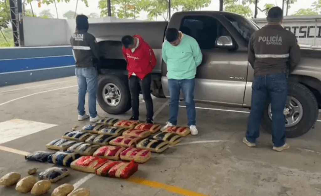 Detenidos con droga en la vía al Tena