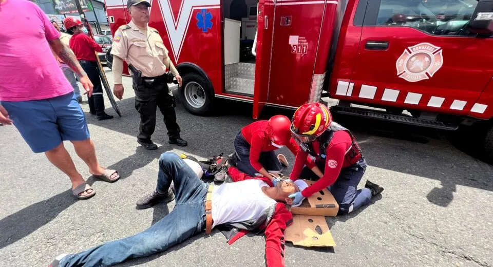 Dos heridos en accidente de tránsito en el sector del Terminal Terrestre de Puyo
