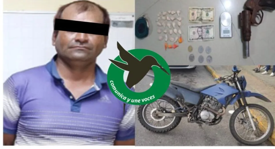Drogas y arma decomisadas por la Policía en Pastaza