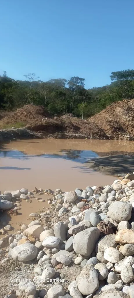 Denuncian minería ilegal en Arajuno