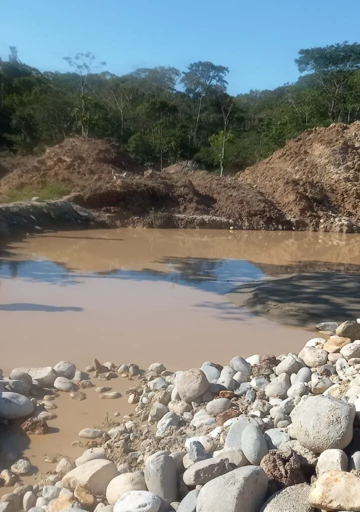 Denuncian minería ilegal en Arajuno