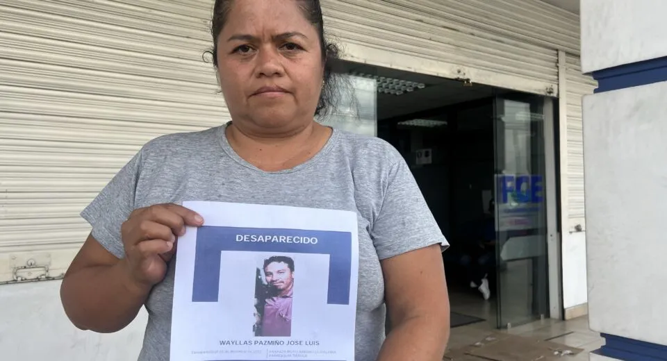 Esposa de Jose Pazmiño, lo sigue buscando desesperadamente