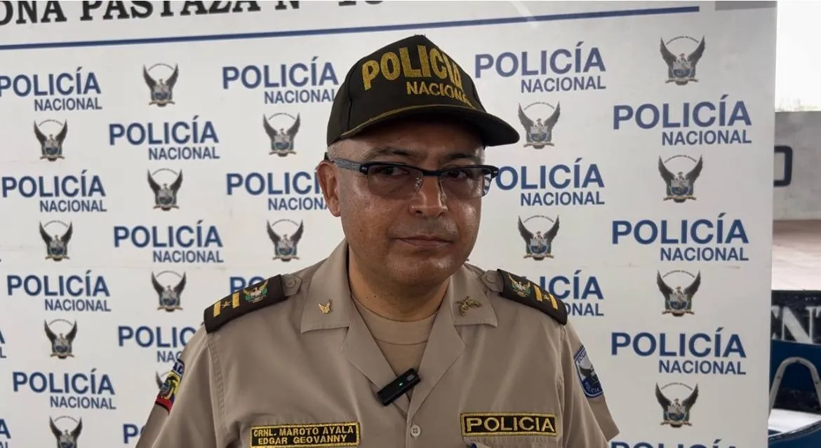 Comandante da un informe sobre la seguridad de Pastaza a la ciudadanía