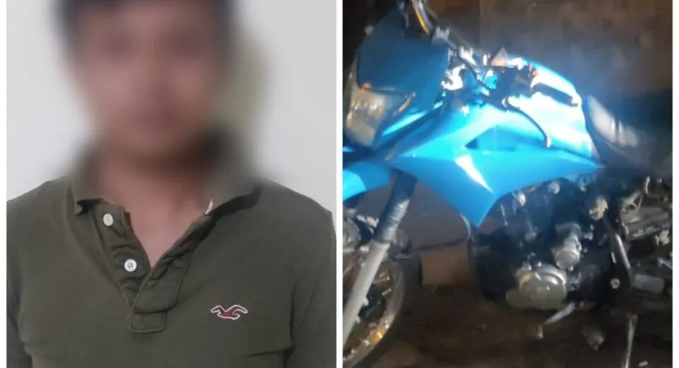 Policía recupera motocicleta reportada como robada y aprehende a presunto receptador