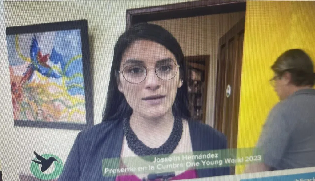 Josselin Altamirano, Embajadora de One Young World desde Ikiam