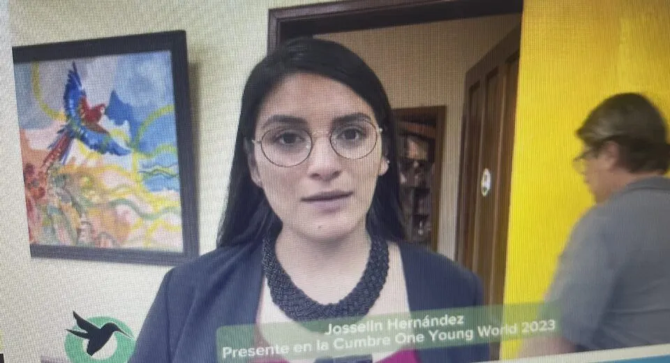 Josselin Altamirano, Embajadora de One Young World desde Ikiam