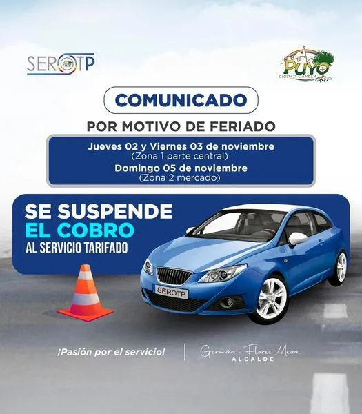 El Sistema de Estacionamiento Rotativo Tarifado