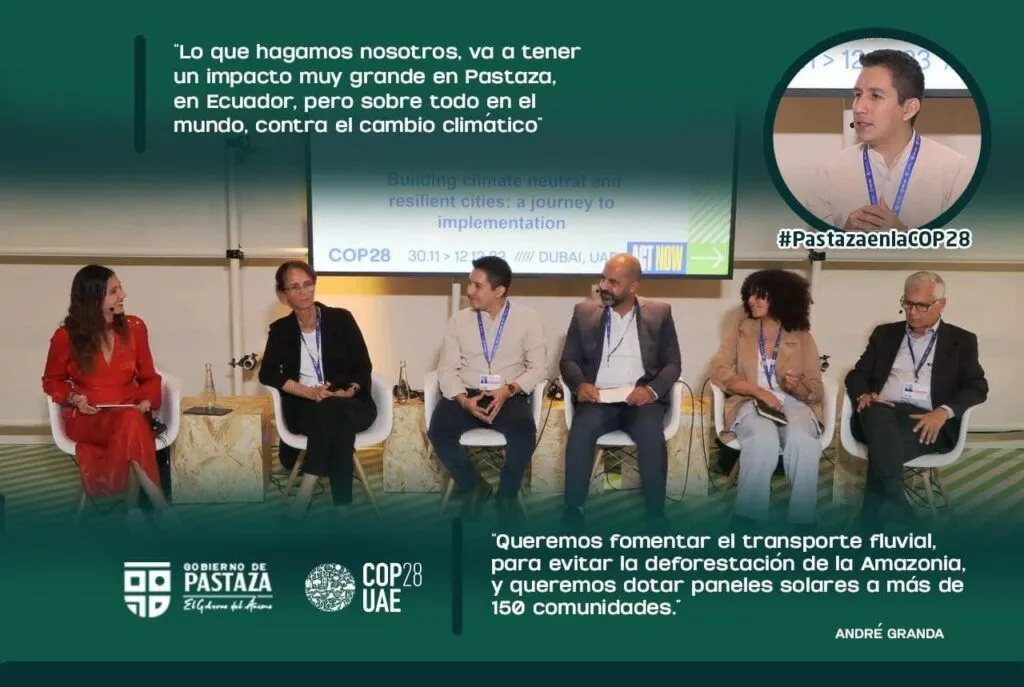 Prefecto de Pastaza André Granda fue invitado a varios foros internacionales