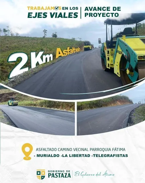 Los frentes viales de Pastaza continuan