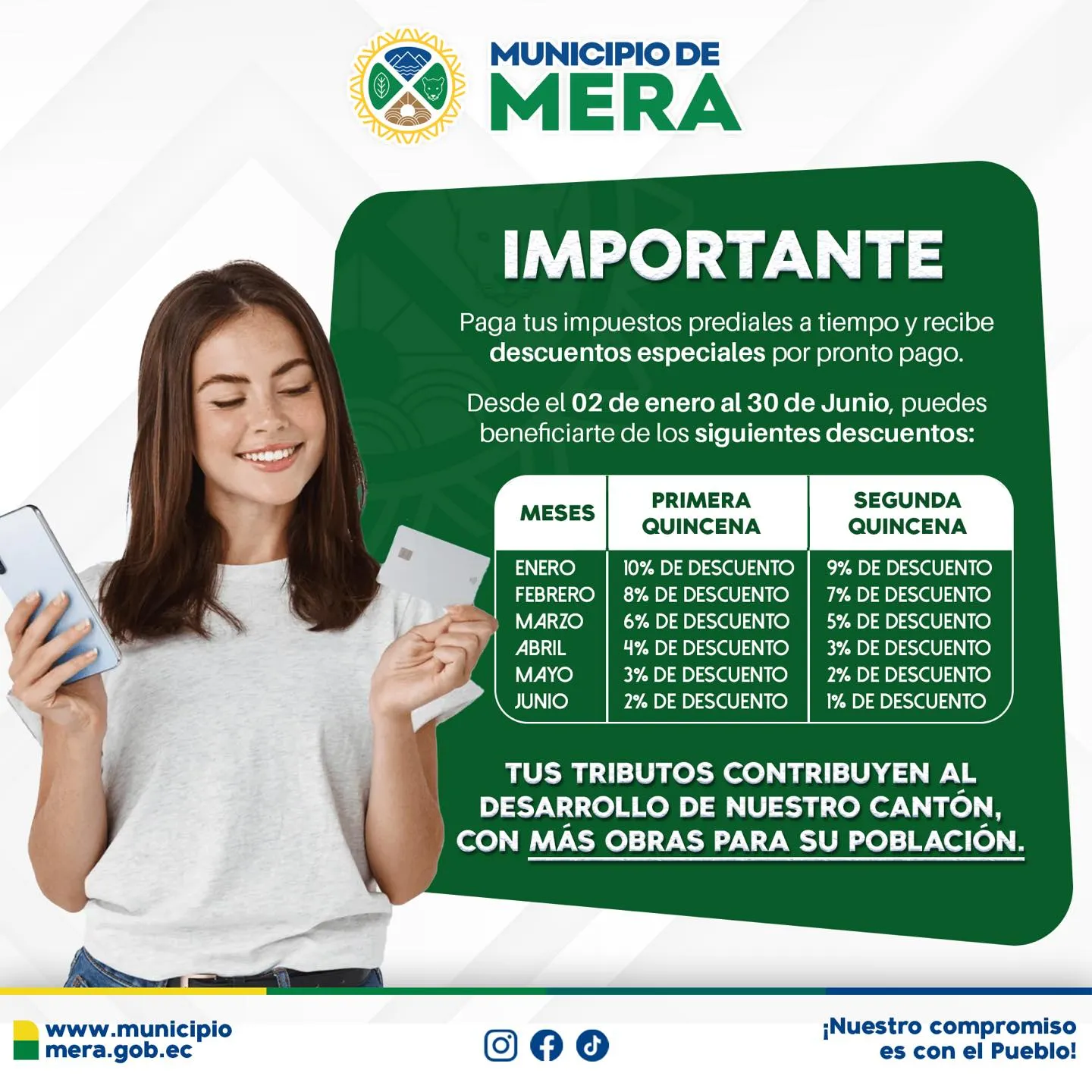 El Municipio de Mera informa a la ciudadanía