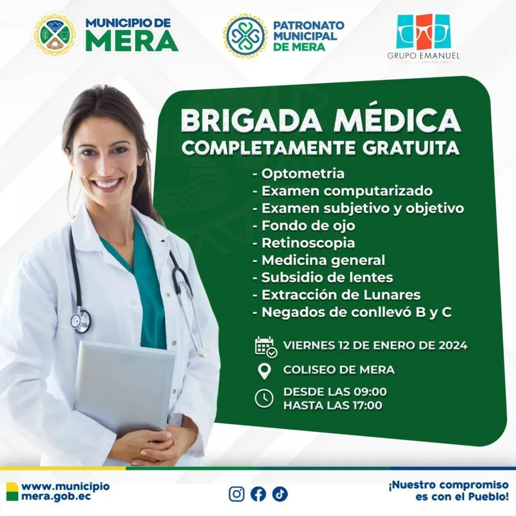 Mera-Brigada Médica completamente gratuita