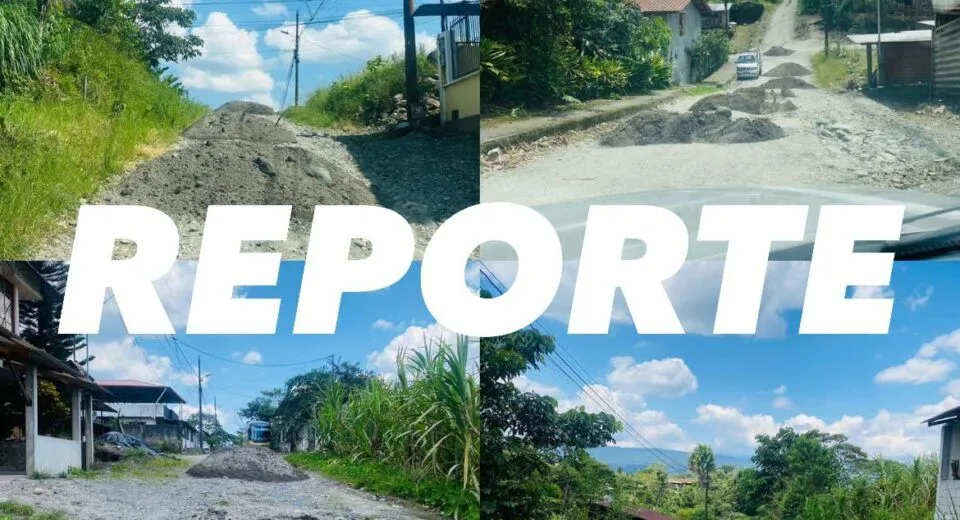 Denuncia por falta de mantenimiento vía al Municipio de Pastaza