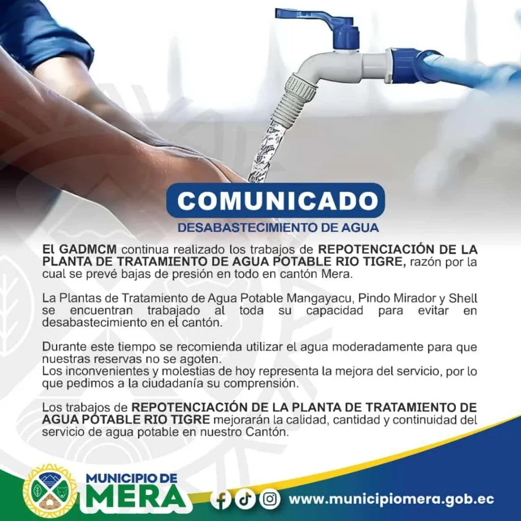 El Municipio de Mera informa a la ciudadanía