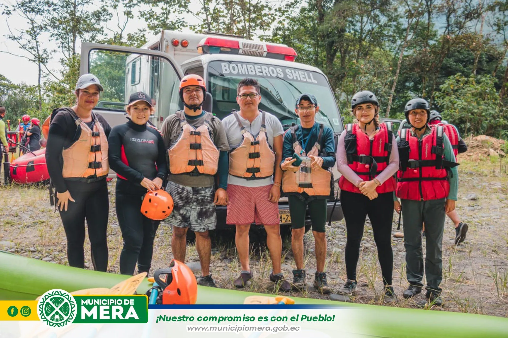 Inspección técnica en el Talud de Mera