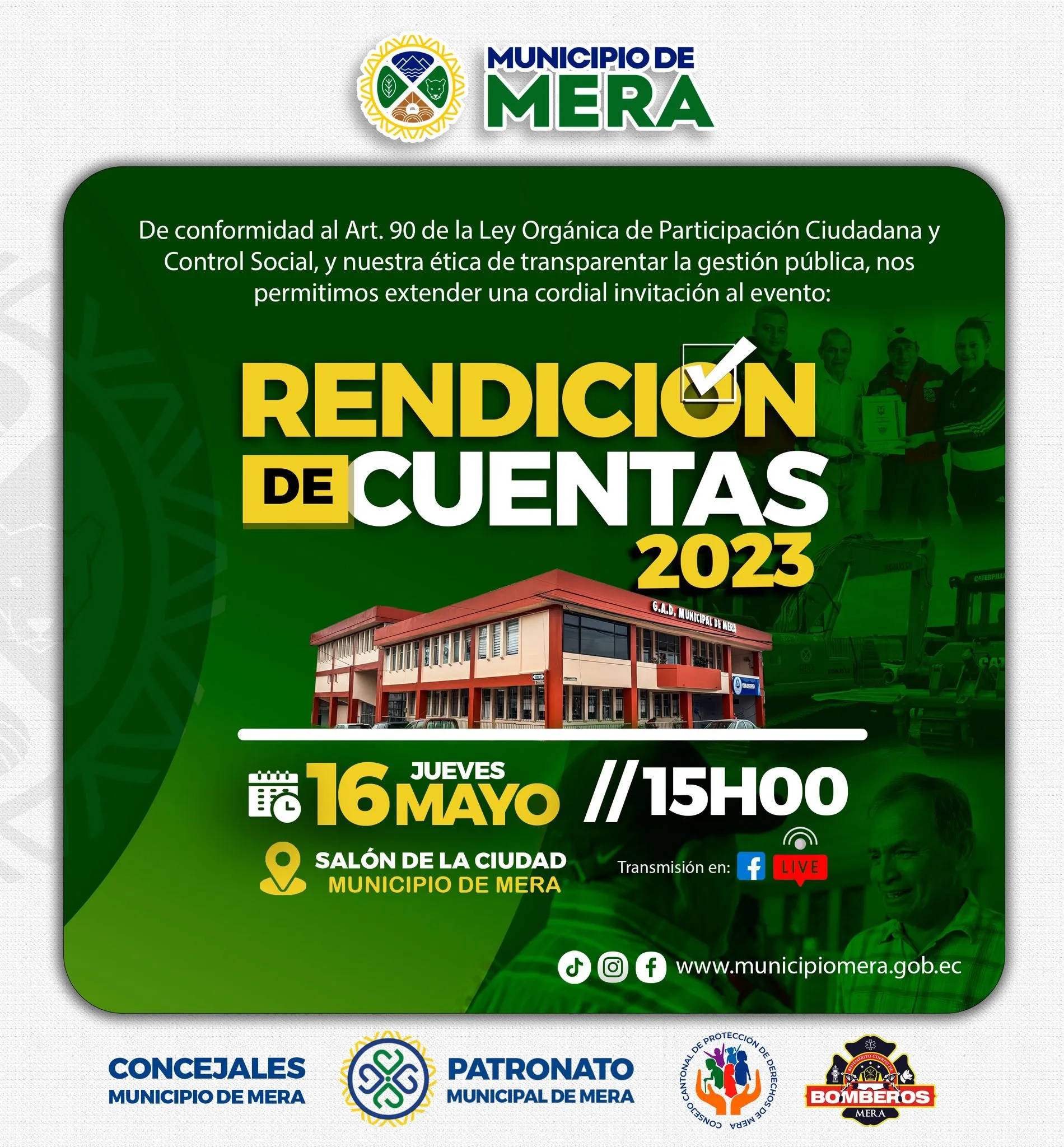 Rendición de Cuentas del Municipio de Mera